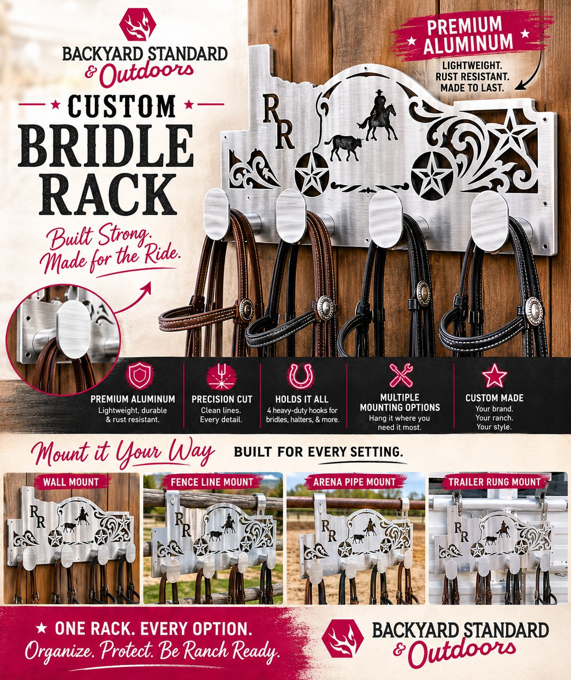Custom Bridle Rack / Awards