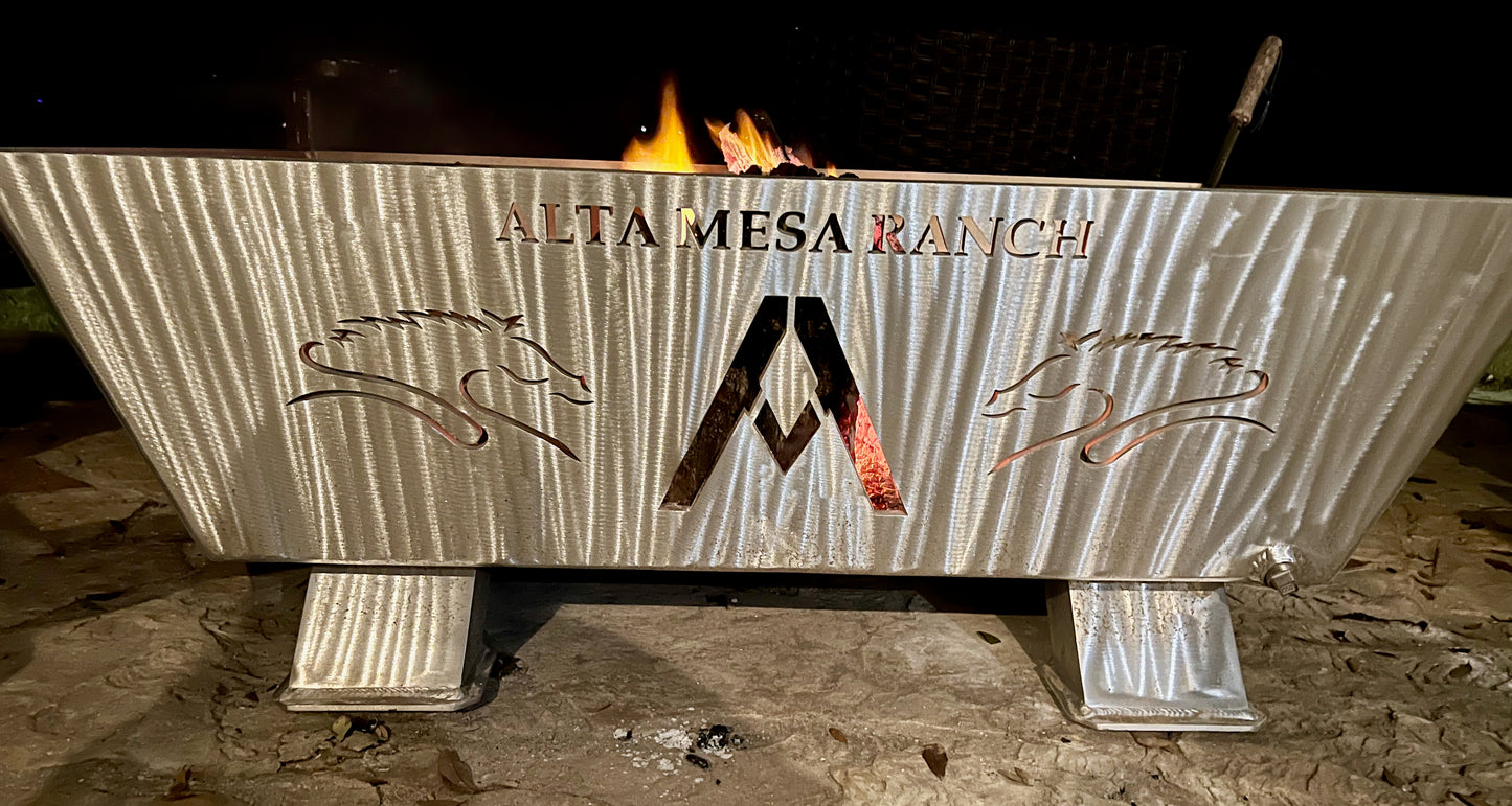 Welded Aluminum Fire Pit