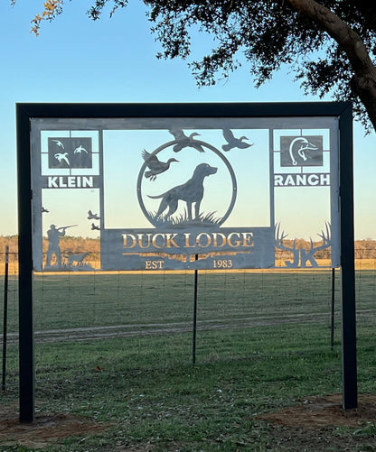 Custom Hanging Ranch Signs